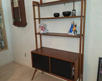 Kurt Ostervig free-standing teak shelving unit for KP Mobler