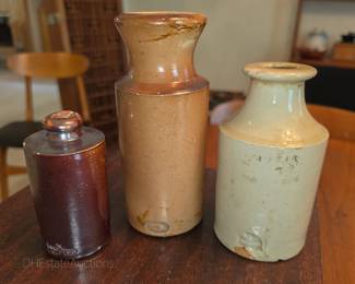 Antique Doulton stoneware bottles