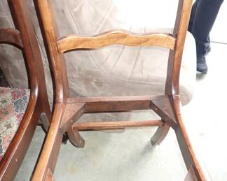 ROSED CARVED SIDE CHAIR