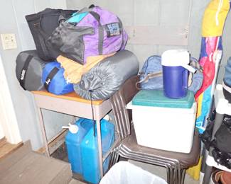 SLEEPING BAGS - ROLLER BLADES - COOLERS-