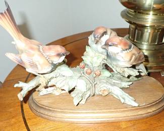 GIUSEPPE ARMANI. Figurine, birds on branch
