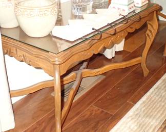 ORNATE CARVED SIDE TABLE