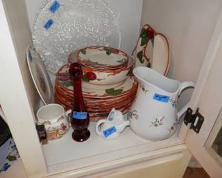 Franciscan set....37 piece set and a few other goodies