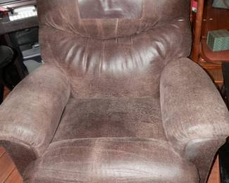 X 2 TWO soft italian leather (matching) Lazy Boy Swivel / Rocker / Recliners