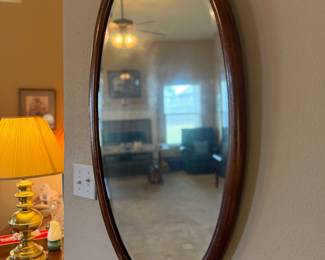 Oval mirror