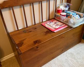 Bench with storage