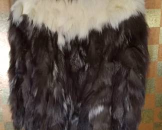 Possible Black Fox Vintage fur coat