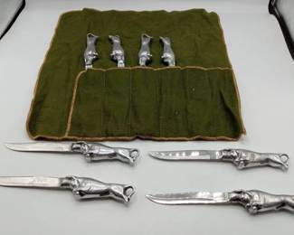 MCM Bruce Fox Charging Bull Knife Set