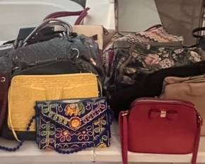 b Purses including designer