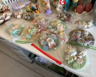 Small tea sets, maybe she has 20-25 different fun sets