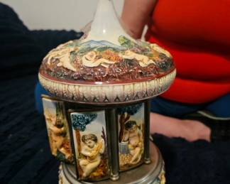 Capodimonte Cigarette Server - Music works - Mechanics do not - $350 FIRM