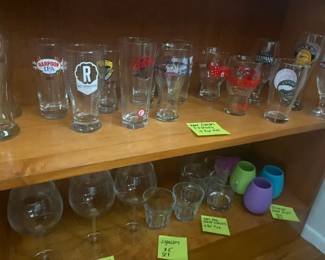 Misc. Brewery Glasses, Bar Glasses
