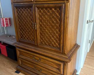 Large vintage wood armoire/wardobe