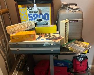 93. Kodak Carousel Projector and Bell & Howell Projector