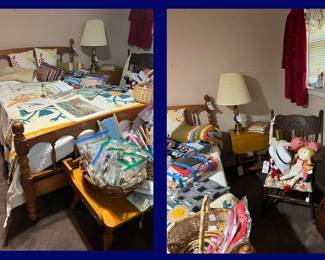 89. Afgans & Sewing Books