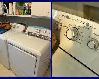 80. New GE Washer & Dryer Set