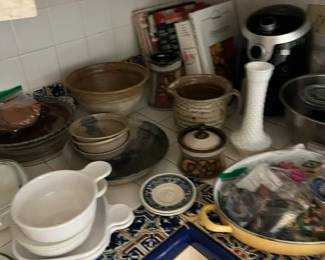 67. Kitchen: Serving, Corning, etc.