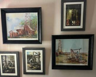 108. Two Larger Commissioned by Bovard Supply Co. and 3 small ones by The Hughes Tool Company