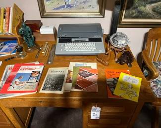 57. Large Oak Desk