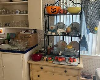 52. Painted Oak Chest - Dining Room