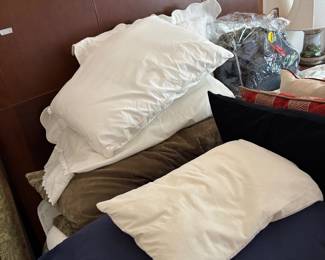 King Bed Headboard and Mattress