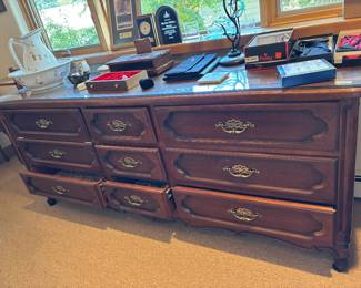 Low 9 drawer dresser