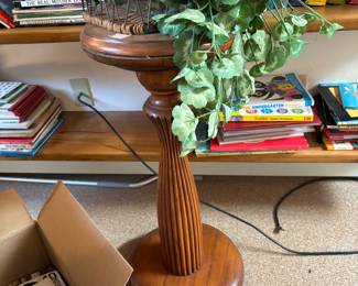 Walnut Plant Stand