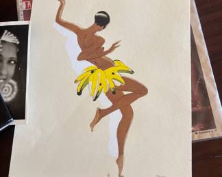 Print of Josephine Baker