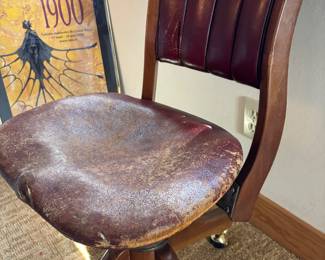 Vintage Leather Office Chair