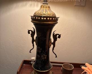 Asian influence Antique Lamp