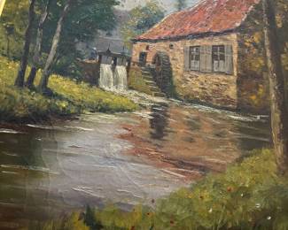 Original Oil , Signature not legible. next picture