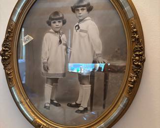 Antiques Oval Picture