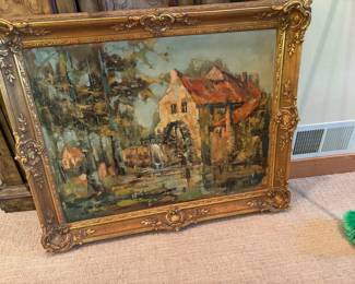 Edmond de Meulenere , 1884 to 1963. Belgian artist who was a painter and draftsman. Became a war volunteer in 1914