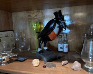 Vintage Old Crow Advertising Figure