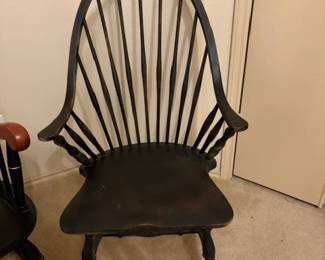 20th Century Primitive Early American style Continuous-Arm Sindsor Armchair