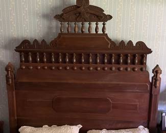Antique Victorian Eastlake Bed
