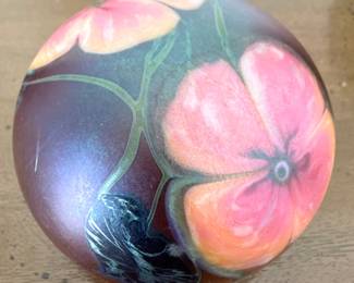 Daum Nancy Cameo Glass Paperweight