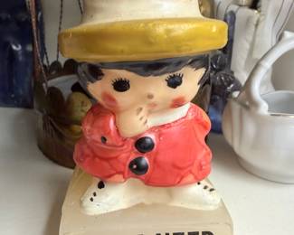 Vintage 1970s Novelty Figural Candle