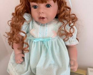 Vintage Porcelain Doll by Pat Secrist