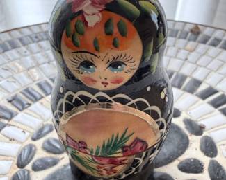 Vintage Russian Matryoshka Nesting Doll Set