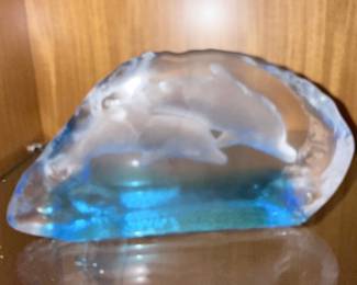 Mats Jonasson Dolphin Sculpture