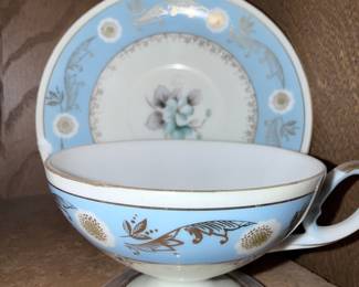 Royal Albert "Bluebird" Tea Cup and Saucer Set