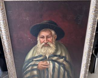 Portrait of a Rabbi by Jeno Gussich