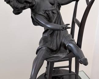Franz Iffland 'Joli Chat' Bronze Sculpture