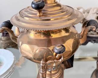 Vintage Brass Samovar