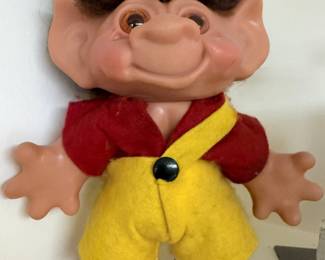 Vintage Thomas Dam Troll Doll Bank