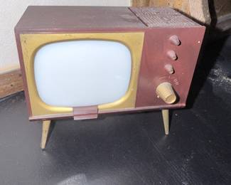 Vintage Mid-Century Style Miniature Television Salt and Pepper Shakers