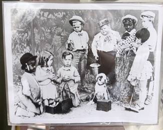 Our Gang (Little Rascals) Cast Photograph with Pete the Pup