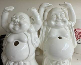 Vintage Benihana Hotei Buddha Tiki Mugs