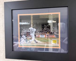 Magglio Ordonez 2006 ALCS Walk-Off Home Run Framed Photograph